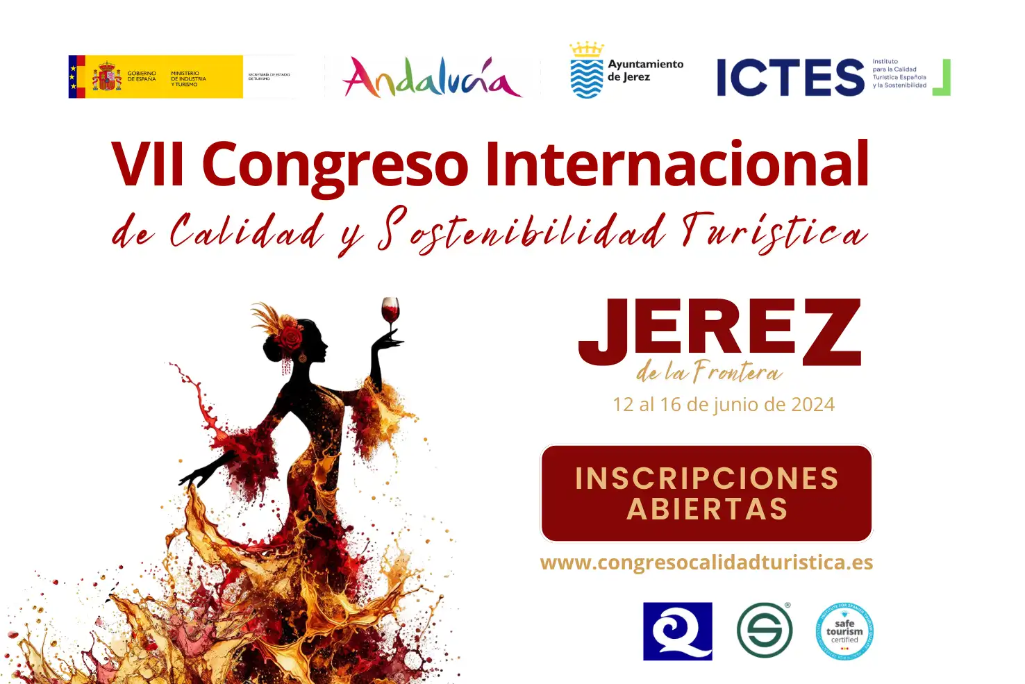 Cartel VII Congreso Internacional de Calidad y Sostenibilidad Turística